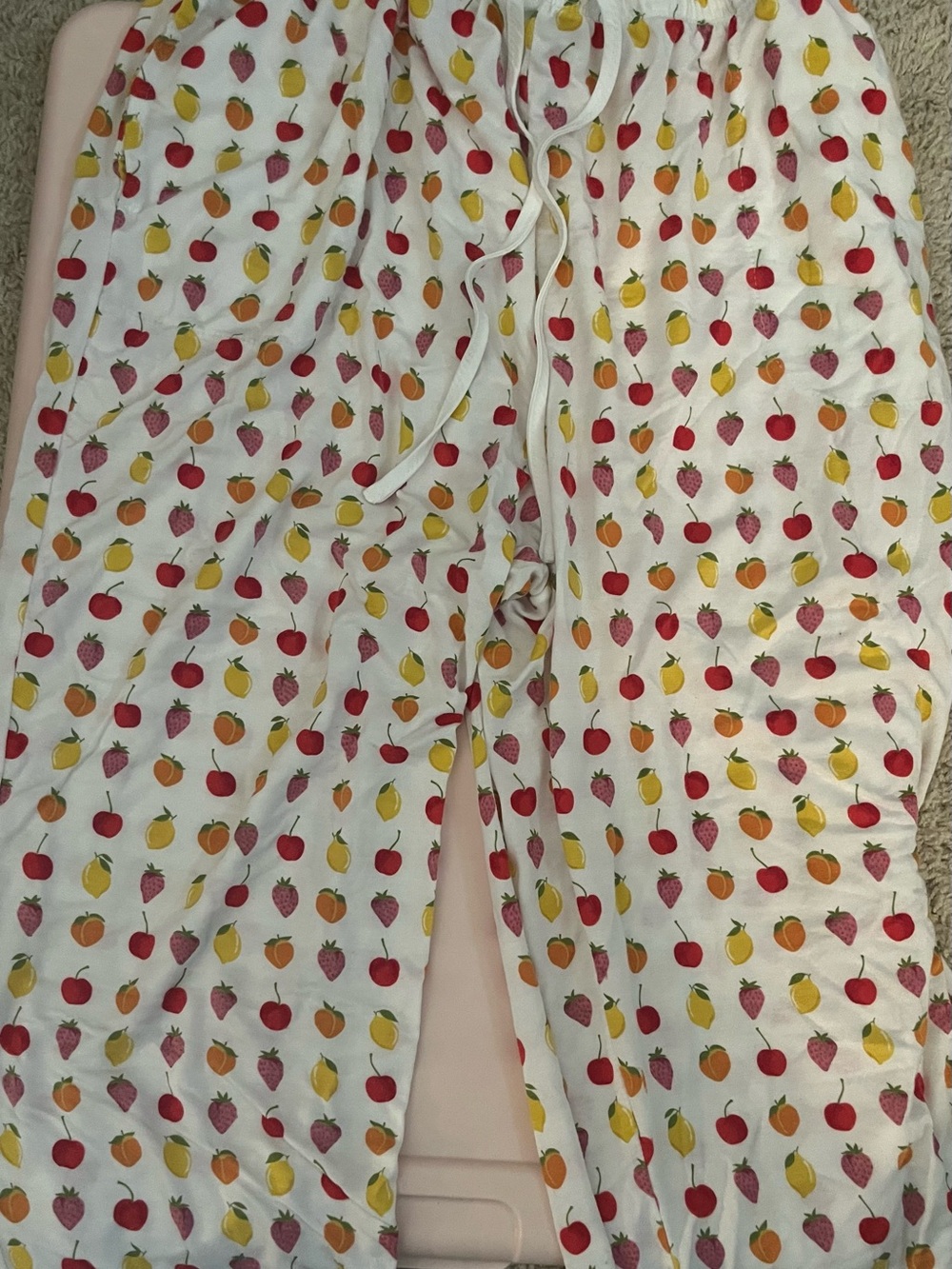 Kate Spade Women’s Modal Pajama Pants Fruit Pattern, Size Large